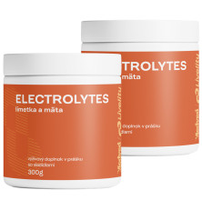 2x ELECTROLYTES 300g lime and mint (spolu 600g)