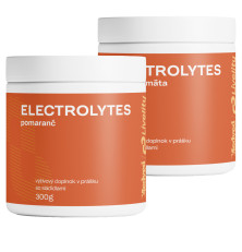 2x ELECTROLYTES 300g orange + lime and mint(spolu 600g)