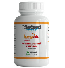 Archív Medveď natural LongVida optimalizovaný kurkumín 60 kapsúl