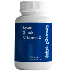 Medveď natural Lyzín - zinok - vitamín C 120 kapsúl