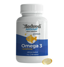 Medveď natural Omega-3 premium 90 kapsúl