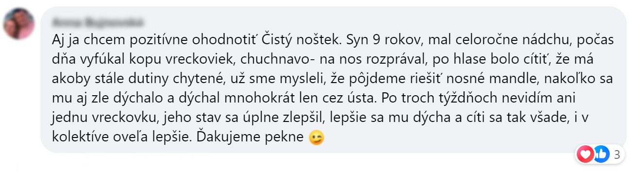 Čistý noštek